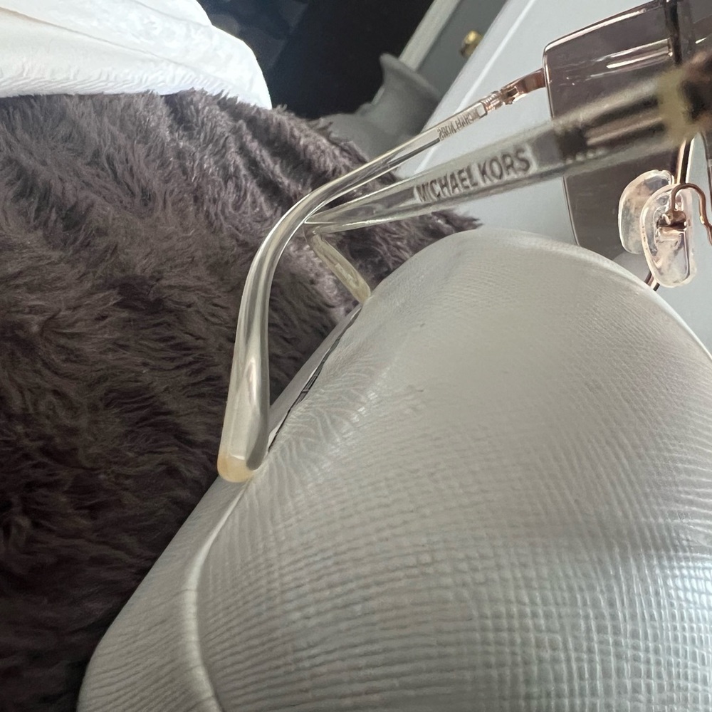 Michael Kors Gold Aviator Sunglasses - Picture 7 of 7